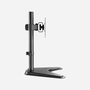 Manhattan 462037 Support Bureau Écran Plat 17"-27" (43.2-68.6cm), 7kg max, VESA 75x75/100x100mm, Inclinaison -10/+10°, Rotation 180°, Noir - Miniature 5