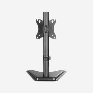 Manhattan 462037 Support Bureau Écran Plat 17"-27" (43.2-68.6cm), 7kg max, VESA 75x75/100x100mm, Inclinaison -10/+10°, Rotation 180°, Noir - Miniature 4