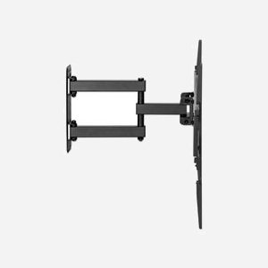 Manhattan 462419 Support Mural Orientable TV 32-55" (81-140cm) VESA 100x100 - 400x400mm, Inclinaison -15/+3°, Pivot -90/+90°, Max 35kg, Noir - Miniature 4