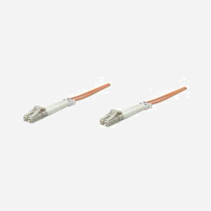Intellinet Câble Fibre Optique OM1 2m LC/LC Mâle/Mâle 62.5/125µm Multimode LSZH Orange - Référence 471213