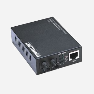 Intellinet 506519 Convertisseur Média Fast Ethernet 100 Mbit/s, Fibre Multimode 1310nm, Port ST, Distance 2km, Alimentation Externe, Boîtier Métal - Miniature 2