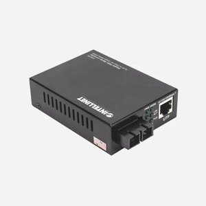 Intellinet 508209 Convertisseur de média 1000Base-T vers 1000Base-LX Monomode 1310nm, portée 20km, PoE 30W, Gigabit Ethernet, boîtier métal - Miniature 2
