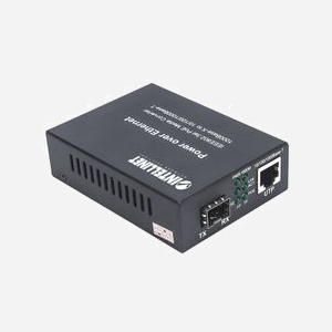 Intellinet 508216 Convertisseur Média Gigabit Ethernet 1000Base-T vers SFP, PoE, Port RJ45, Boîtier Métal, Alimentation 56V, IEEE 802.3af/at/u/ab - Miniature 4