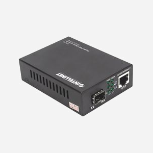 Intellinet 508216 Convertisseur Média Gigabit Ethernet 1000Base-T vers SFP, PoE, Port RJ45, Boîtier Métal, Alimentation 56V, IEEE 802.3af/at/u/ab - Miniature 2