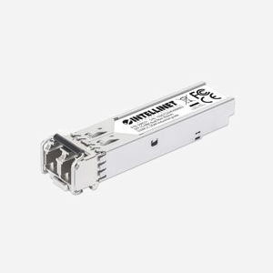 Intellinet 508551 Module SFP Fibre Optique 1000BASE-SX, 850nm, LC Duplex, FMM, 550m, DDM, MSA Compliant, -40°C à 75°C