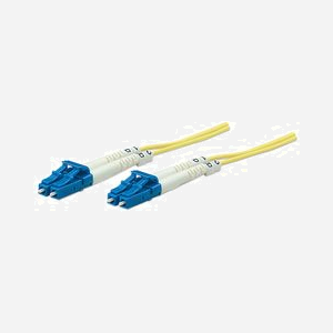 Intellinet Câble Fibre Optique OS2 Monomode LC/LC 5m Jaune, Core 9µm, Gaine LSZH, Diamètre 3mm, Full Duplex, Réf. 516792 - Miniature 1