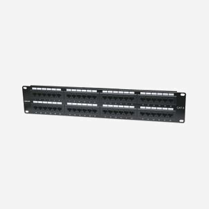 Intellinet 560283 Baie de Branchements 2U, 48 Ports RJ-45, Cat6 U/UTP, Fast Ethernet/Gigabit Ethernet, Standards IEEE 802.3/ab/u, Montage Rack, RoHS/UL