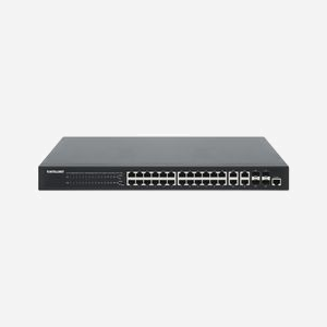 Commutateur Intellinet 561426 Non-géré 24 ports RJ-45 Ethernet pour réseau local, montage en rack 1U, architecture non bloquante - Miniature 3