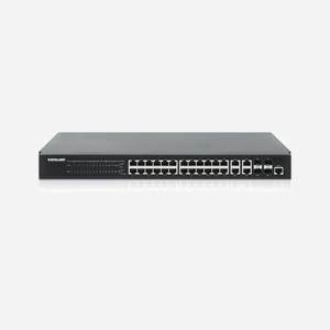 Commutateur Intellinet 561426 Non-géré 24 ports RJ-45 Ethernet pour réseau local, montage en rack 1U, architecture non bloquante - Miniature 5