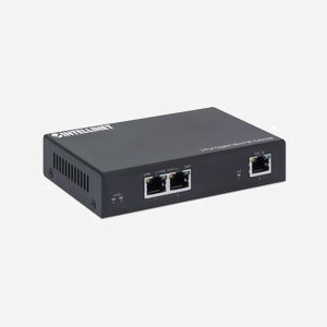 Intellinet 561600 Émetteur Réseau 3-Port Gigabit Ethernet, 2-Port PoE 60W, RJ45 10/100/1000Base-T(X), Standards IEEE 802.3af/at/bt, Boîtier Métal - Miniature 2