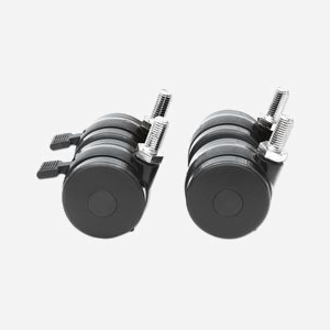 Intellinet 712170 : Jeu de 4 roulettes pour rack 19", ABS/Acier, Noir, Charge max. 600 kg, Poids 1.7 kg, Code SH 85389099