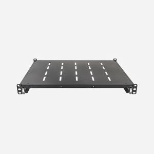 Intellinet 712613 Étagère Rack 1U 19" Acier Noir 483mm x 800mm, Charge max 35kg - Miniature 4