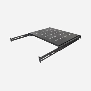 Intellinet 712613 Étagère Rack 1U 19" Acier Noir 483mm x 800mm, Charge max 35kg - Miniature 5