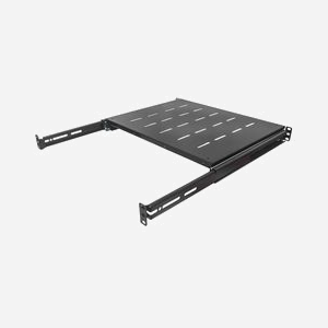 Intellinet 712620 Étagère rack 1U acier noir 19" (48.3cm) Largeur 483mm Profondeur 1000mm Charge max 35kg - Miniature 5