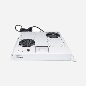 Intellinet 712781 - Plateau de Ventilation Rack 19" 2 Ventilateurs - Alimentation Secteur 220-240V 50/60Hz - Dimensions 363x375x47mm - Flux d'air 195.4 m³/h