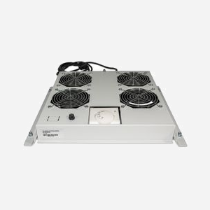 Plateau de Ventilation Intellinet 712798 pour Rack, 4 Ventilateurs, Gris, 220-240V, Flux d'air 195,4 m³/h, Dimensions 363x375x47 mm