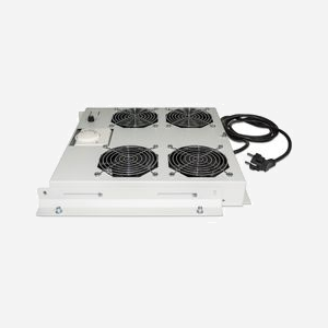 Plateau de Ventilation Intellinet 712798 pour Rack, 4 Ventilateurs, Gris, 220-240V, Flux d'air 195,4 m³/h, Dimensions 363x375x47 mm - Miniature 3