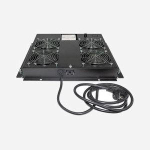 Intellinet 712866 Plateau Ventilation Rack 19" Acier Noir, 4 Ventilateurs, Flux d'air 195.4 m³/h, 220-240V, 363x375x47mm - Miniature 2