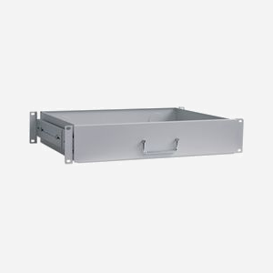 Intellinet 714921 Tiroir Rack 19" 2U Gris - Charge 30kg, Profondeur 350mm, Inclut 4 Écrous Cages - Conforme Rack 48,3cm (19 pouces) - Miniature 2