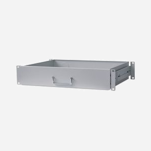 Intellinet 714921 Tiroir Rack 19" 2U Gris - Charge 30kg, Profondeur 350mm, Inclut 4 Écrous Cages - Conforme Rack 48,3cm (19 pouces)