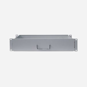 Intellinet 714921 Tiroir Rack 19" 2U Gris - Charge 30kg, Profondeur 350mm, Inclut 4 Écrous Cages - Conforme Rack 48,3cm (19 pouces) - Miniature 3