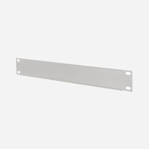 Intellinet 714945 Panneau Caché Rack 1U Acier Gris, Largeur 270mm (10"), Profondeur 8mm, Inclut Écrous pour Installation Rack 10"