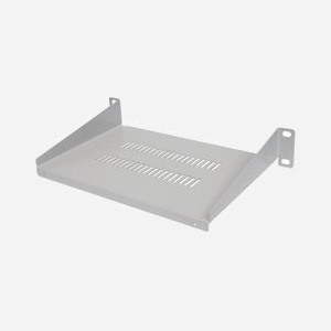 Intellinet 714983 Étagère Rack 1U Acier Gris 270x150mm (10") Charge Max 25kg, Épaisseur 1.2mm
