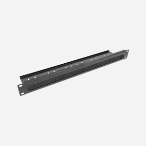 Intellinet 715812 Plateau de câbles rack 1U Acier noir 483mm x 92.1mm x 44.5mm, profondeur max 9.21cm, poids 1kg, code SH 85389099 - Miniature 2