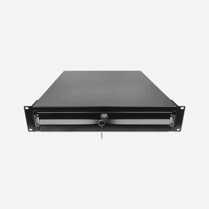 Intellinet 715829 Tiroir Rack 19" 2U Acier Noir, Charge Max 35kg, Profondeur 483mm, avec Verrouillage et Kit de Montage - Miniature 3