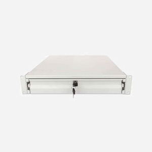 Tiroir Rack Intellinet 715843 Acier Gris 2U 19" (48.3cm) 466x483x89mm Charge 35kg Profondeur Montage Min. 60cm avec Kit de Montage - Miniature 3