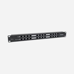 Intellinet 720342 Baie de Branchements 1U 24 ports RJ-45 Cat5e PoE Montage Rack Métal Noir 482.6mm - Miniature 2