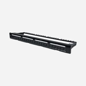 Intellinet 720427 Baie de Branchements 1U 24 Ports Noir Métal 482.6x44.4x135.6mm Montage Rack 19" RoHS