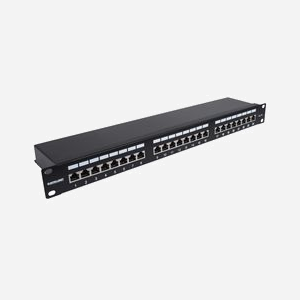 Panneau de Brassage Intellinet 720861, 24 Ports Gigabit Ethernet, 1U Rackable, Cat6a F/UTP, IEEE 802.3/ab/u, 482x44.3x98.5mm, RoHS/UL/CE - Miniature 2