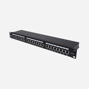 Panneau de Brassage Intellinet 720861, 24 Ports Gigabit Ethernet, 1U Rackable, Cat6a F/UTP, IEEE 802.3/ab/u, 482x44.3x98.5mm, RoHS/UL/CE