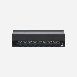 Intellinet 720908 Baie de Branchements 8 Ports Gigabit Ethernet 10/100/1000Base-T(X) Cat6a AWG 23-26 Montage Mural/Bureau Noir/Gris - Miniature 4