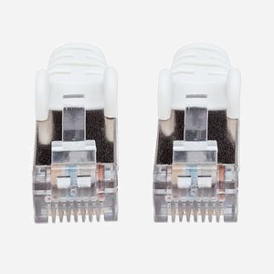 Câble Réseau Intellinet Cat6 S/FTP (S-STP) 1m Blanc, Connecteurs RJ-45 Mâle, Blindage Aluminium, Contacts Or, Gaine LSZH, Cuivre 28 AWG, 350 MHz, EIA/TIA 568B - Miniature 3