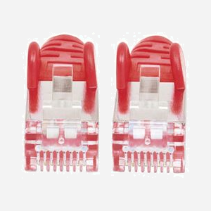 Intellinet Câble Réseau Cat6 S/FTP 15m Rouge - Connecteurs RJ45 Mâle Plaqué Or - Câble Cuivre 28 AWG - Gaine LSZH - 1000 Mbit/s - 350 MHz - Miniature 3