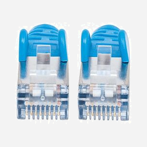 Intellinet Câble Réseau Cat6 S/FTP (S-STP) Bleu 30m, RJ-45 Mâle/Mâle, Contacts Or, Blindage Aluminium, LSZH, Cuivre 28 AWG, 350 MHz, EIA/TIA 568B - Miniature 3