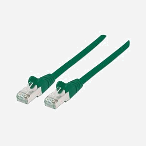 Intellinet Câble Réseau Cat6A S/FTP 3m Vert - Connecteurs RJ-45 Or - Blindage Aluminium - Conducteur Cuivre - AWG28 - 500MHz - LSZH - Miniature 1
