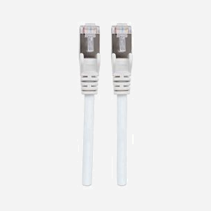 Intellinet 741378 Câble Réseau Cat7 S/FTP 1.5m RJ-45 Mâle-Mâle, Contacts Or, Blindage Aluminium, 10GBase-T, 10000 Mbit/s, Blanc - Miniature 4