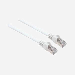 Intellinet 741378 Câble Réseau Cat7 S/FTP 1.5m RJ-45 Mâle-Mâle, Contacts Or, Blindage Aluminium, 10GBase-T, 10000 Mbit/s, Blanc - Miniature 2