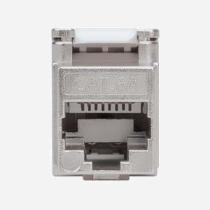 Intellinet Module Keystone 771986 Plat Argent Connecteur IDC/RJ45 AWG 23-26 Certifié RoHS/CE/UL/GHMT 16x38.1x22.8mm - Miniature 4