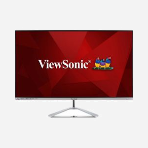 Viewsonic VX3276-MHD-3 Ecran 32" LED Full HD (1920x1080) IPS 4ms 75Hz, HDMI/DisplayPort, VESA Adaptive Sync, Low-Blue-Light, Argent - Miniature 1