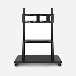 Viewsonic VB-STND-001-2C Pupitre Portable Noir pour Affichage 55" à 98" (139.7cm - 249cm), Charge Max. 150kg, Hauteur Ajustable 695-2160mm