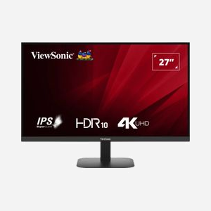 Viewsonic VA2708-4K-HD Écran PC 27" 4K Ultra HD LED IPS, 3840x2160, 4ms, HDMI 2.2, DisplayPort, HDR10, Couverture sRGB 104%, VESA 100x100