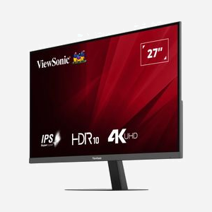 Viewsonic VA2708-4K-HD Écran PC 27" 4K Ultra HD LED IPS, 3840x2160, 4ms, HDMI 2.2, DisplayPort, HDR10, Couverture sRGB 104%, VESA 100x100 - Miniature 3