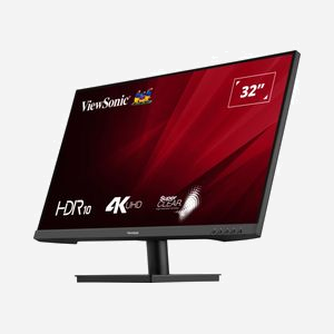 Viewsonic VA3208-4K-HD - Écran 32" 4K Ultra HD LED VA 3840x2160 4ms, HDR10, HDMI 2.0/DisplayPort 1.4, Angle de vision 178°, Noir, VESA 100x100 - Miniature 3