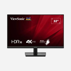 Viewsonic VA3208-4K-HD - Écran 32" 4K Ultra HD LED VA 3840x2160 4ms, HDR10, HDMI 2.0/DisplayPort 1.4, Angle de vision 178°, Noir, VESA 100x100