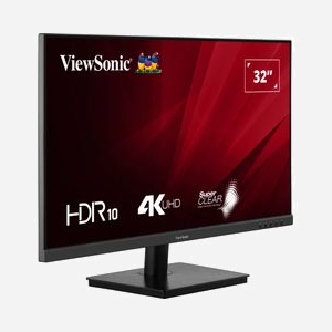 Viewsonic VA3208-4K-HD - Écran 32" 4K Ultra HD LED VA 3840x2160 4ms, HDR10, HDMI 2.0/DisplayPort 1.4, Angle de vision 178°, Noir, VESA 100x100 - Miniature 2