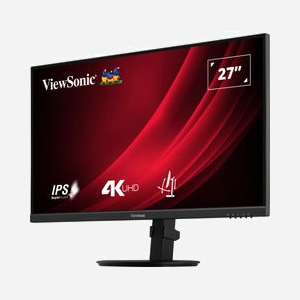 Viewsonic VG2708-4K Moniteur LED 27" 4K Ultra HD 3840x2160, IPS, 4ms, HDR10+, HDMI 2.0, DisplayPort 1.2, VESA 100x100, Noir - Miniature 3